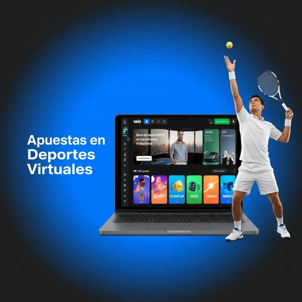 Apuestas en deportes virtuales 1win: fútbol, tenis, carreras de caballos y perros en Perú