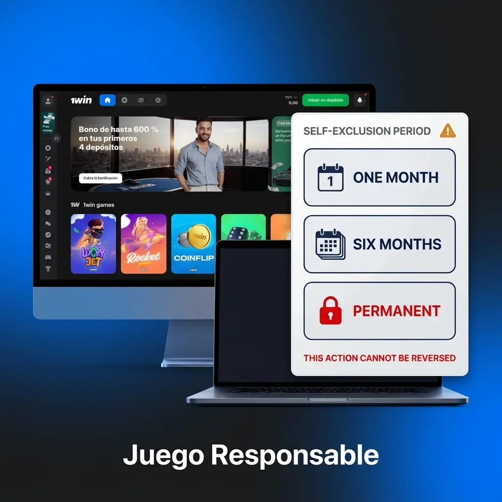 Herramientas de juego responsable en 1win Perú: límites, autoexclusión y apoyo para jugadores