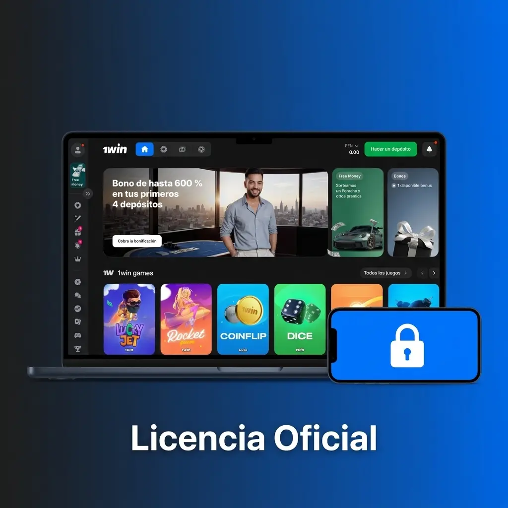 Licencia oficial de 1win emitida por Curaçao eGaming, garantizando seguridad y juego justo en Perú