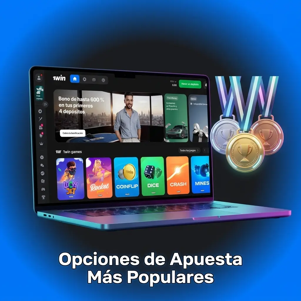 Opciones de apuesta más populares en 1win Perú para usuarios nuevos y experimentados