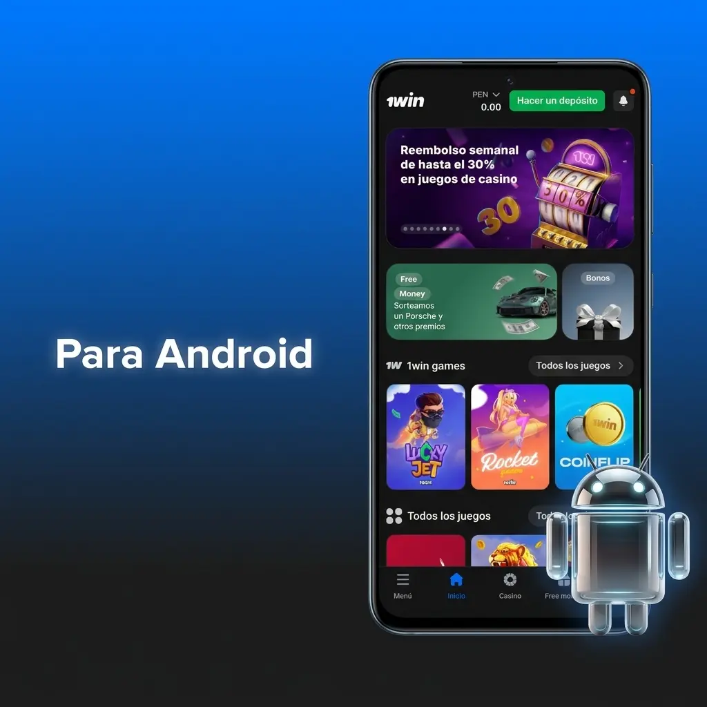 App 1win para Android: instalación APK paso a paso en dispositivos con Android 5.0 o superior