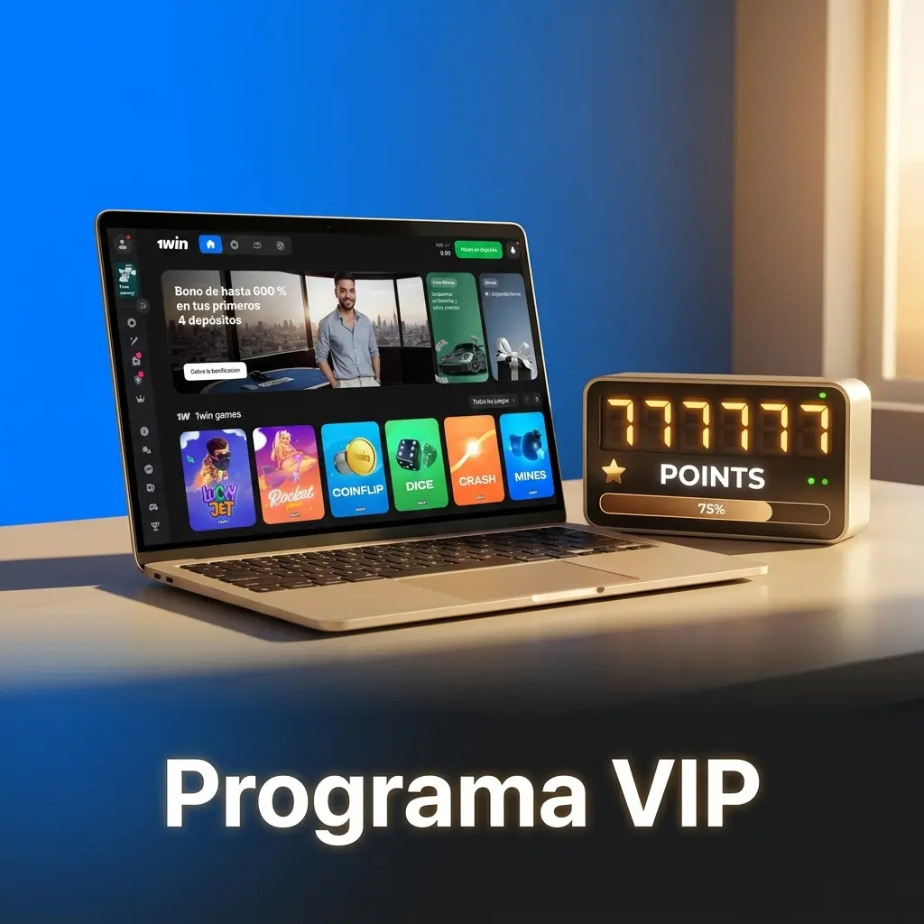 Programa VIP 1win Perú: niveles progresivos, puntos por apuestas, bonos exclusivos y atención preferencial