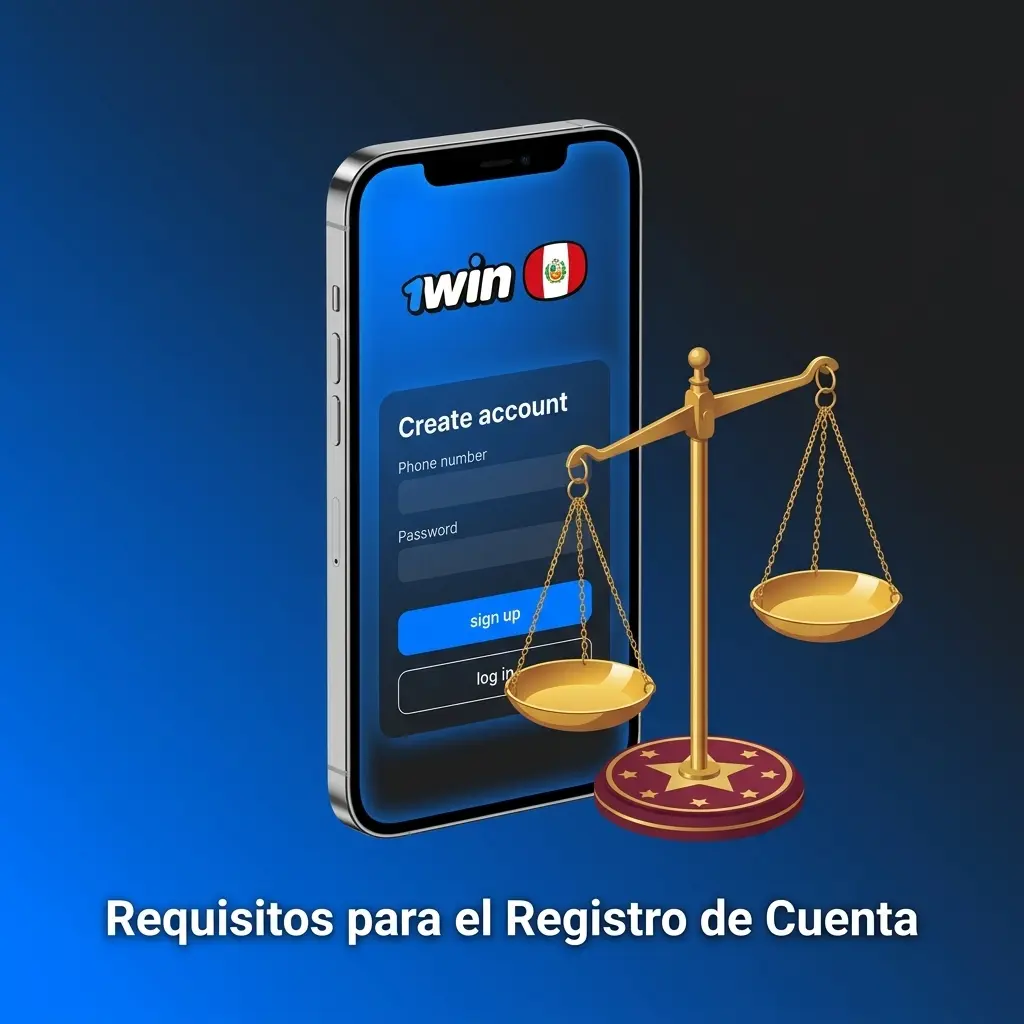 Requisitos para registrar cuenta en 1win Perú: edad mínima, datos verídicos y verificación de identidad