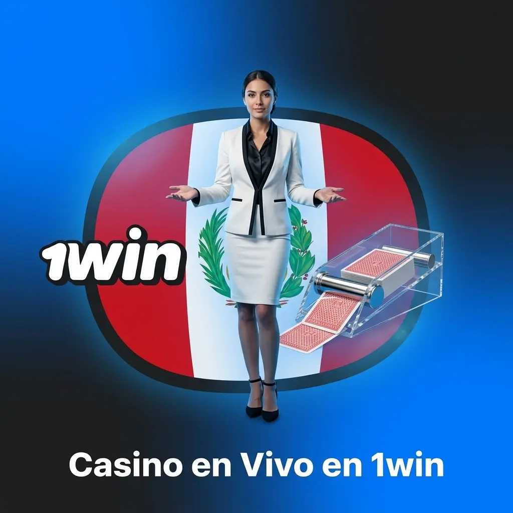 Mesa de casino en vivo de 1win con croupiers reales, ruleta, blackjack y baccarat en transmisión HD para jugadores peruanos