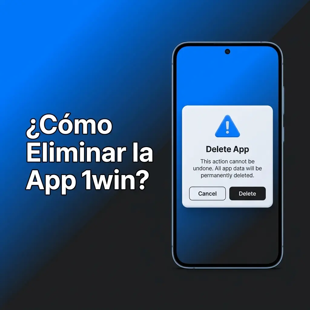 Pasos para eliminar la app 1win en Android e iOS sin perder tu cuenta ni saldo