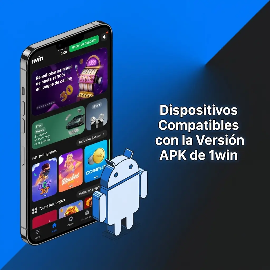Dispositivos Android compatibles con APK de 1win: Samsung, Xiaomi, Huawei, Sony y más marcas en Perú