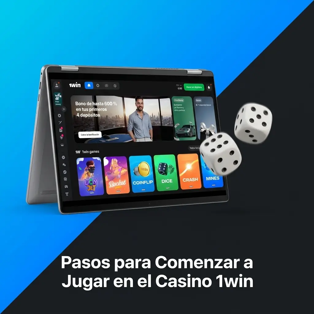 Pasos para comenzar a jugar en el casino 1win: registro, depósito, bono y selección de juegos