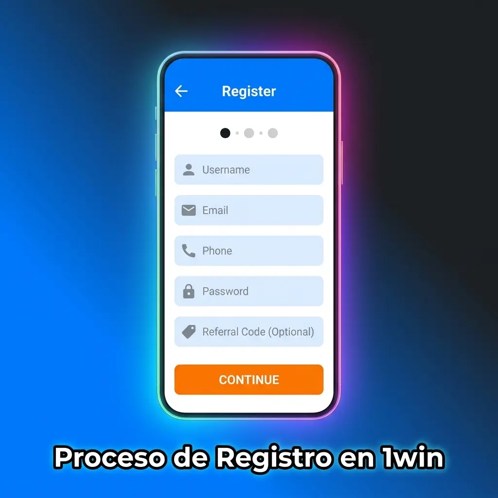 Proceso de registro en 1win Perú: crea tu cuenta en minutos con correo, teléfono o red social.